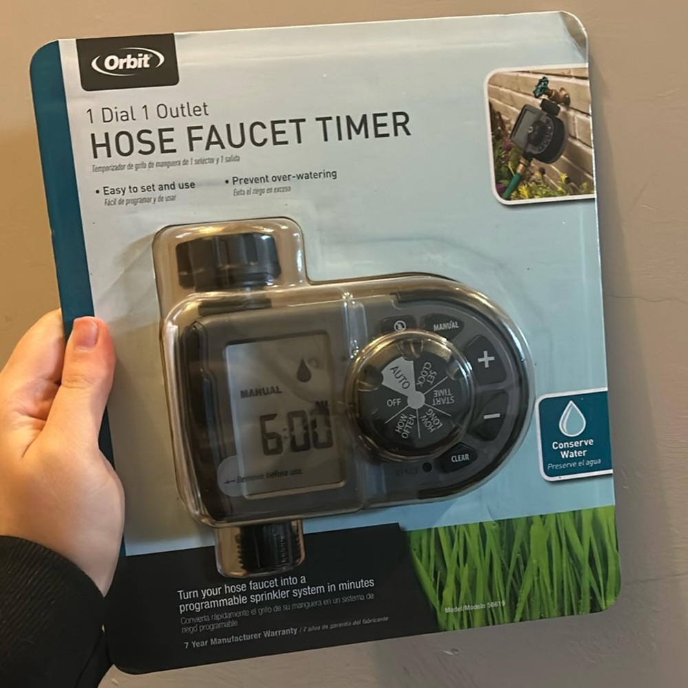 Black Hose Faucet Timer